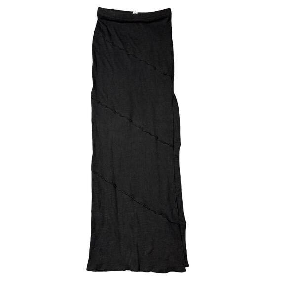 NEW- NWT Princess Polly Oscar Split Maxi Skirt Black US 4 / AU 8 - Picture 4 of 7